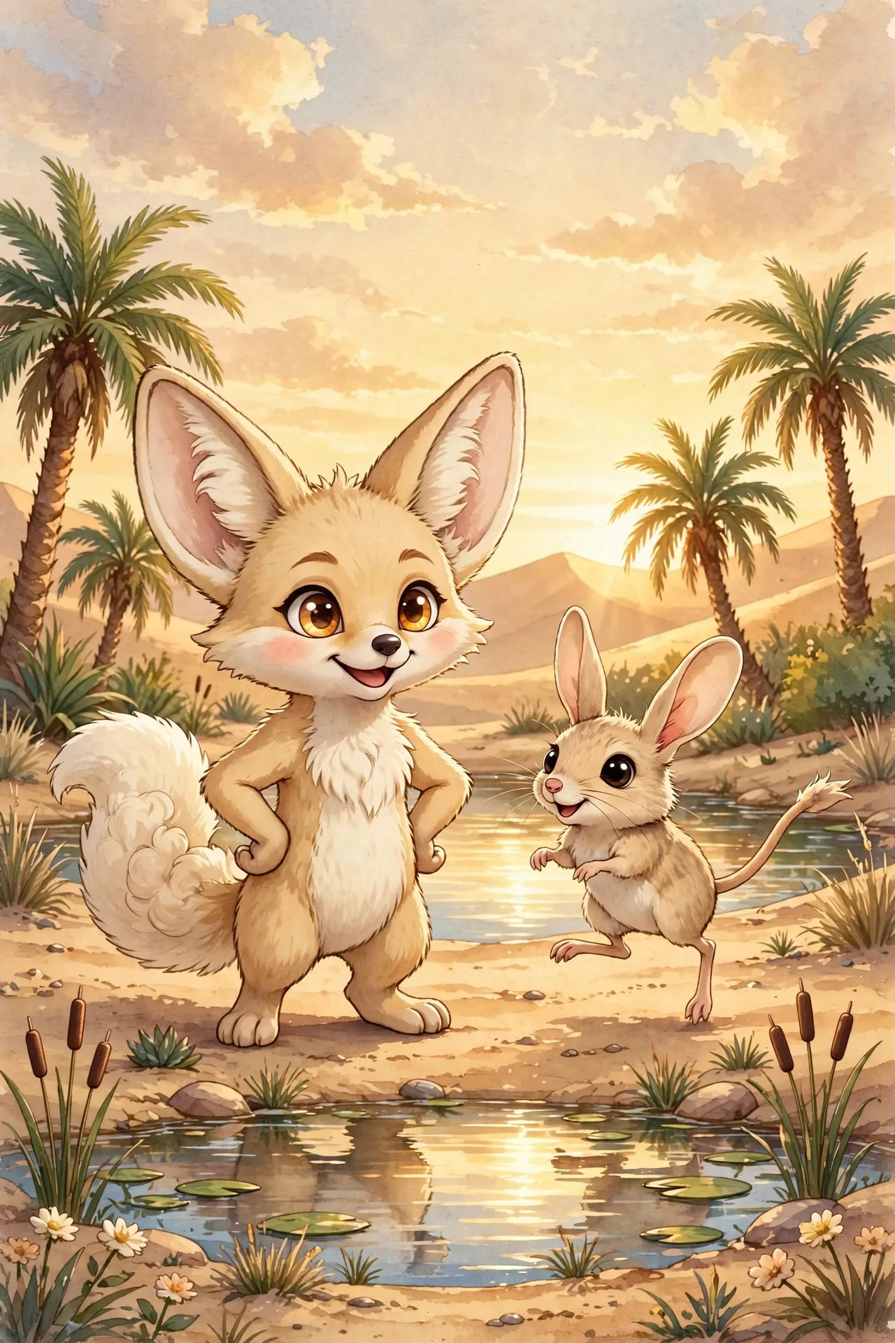 Fadi and the Sandstorm — The Oasis Friends Book 1 cover
