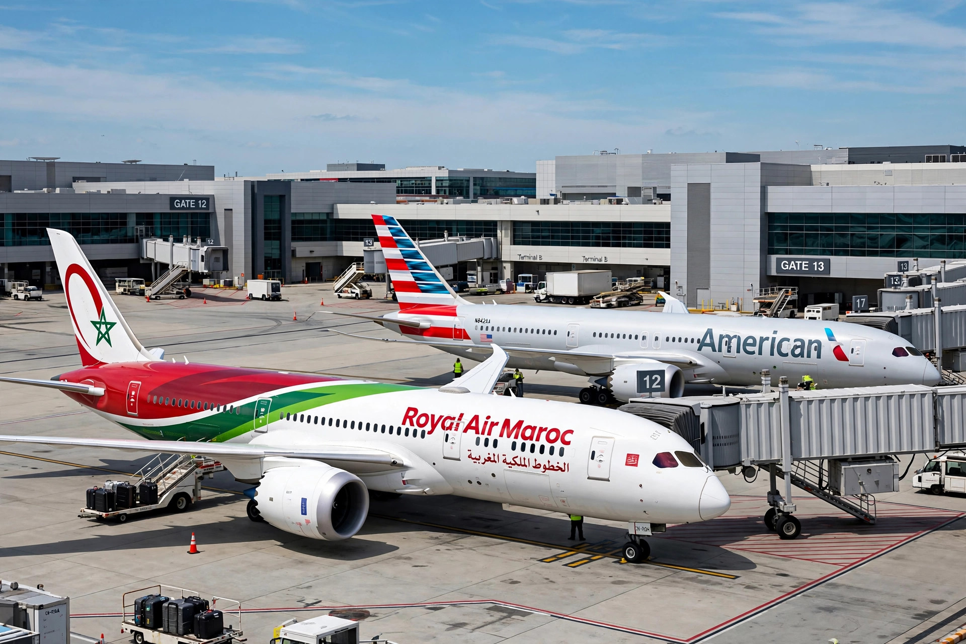 Royal Air Maroc and American Airlines